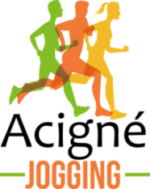 Acigné jogging logo coureurs colorés